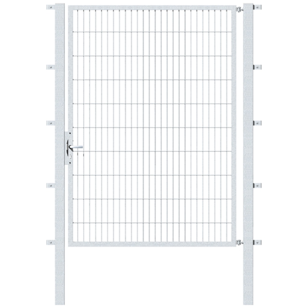 ALBERTS Einzeltor Flexo, feuerverzinkt, lichte BxH1500x2000, PF80x80/2700mm