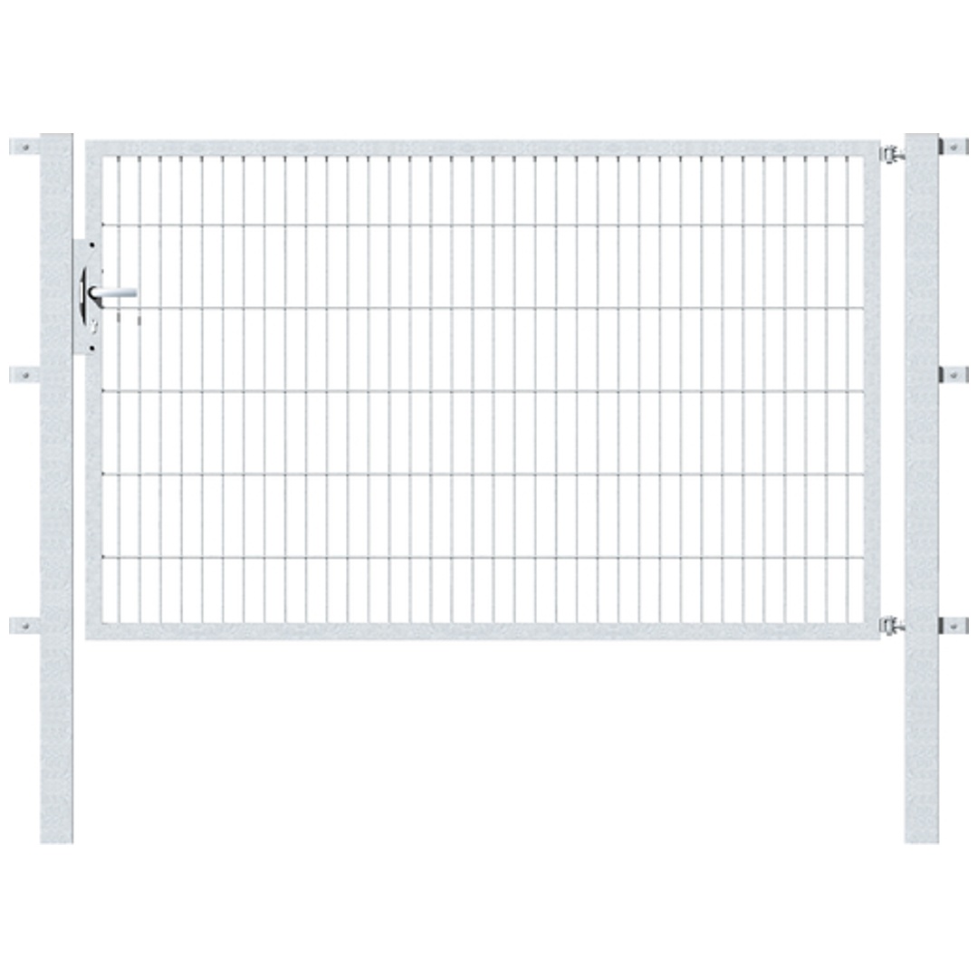 ALBERTS Einzeltor Flexo, feuerverzinkt, lichte BxH2000x1200, PF80x80/1900mm
