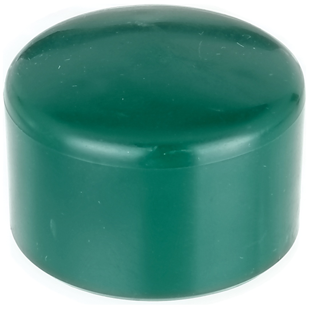 ALBERTS Pfostenkappe für runde Metallpfosten, Kst., grün, für Pfosten Ø42 mm, VE20St.
