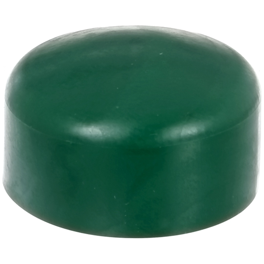ALBERTS Pfostenkappe für runde Metallpfosten, Kst., grün, für Pfosten Ø60 mm, VE10St.