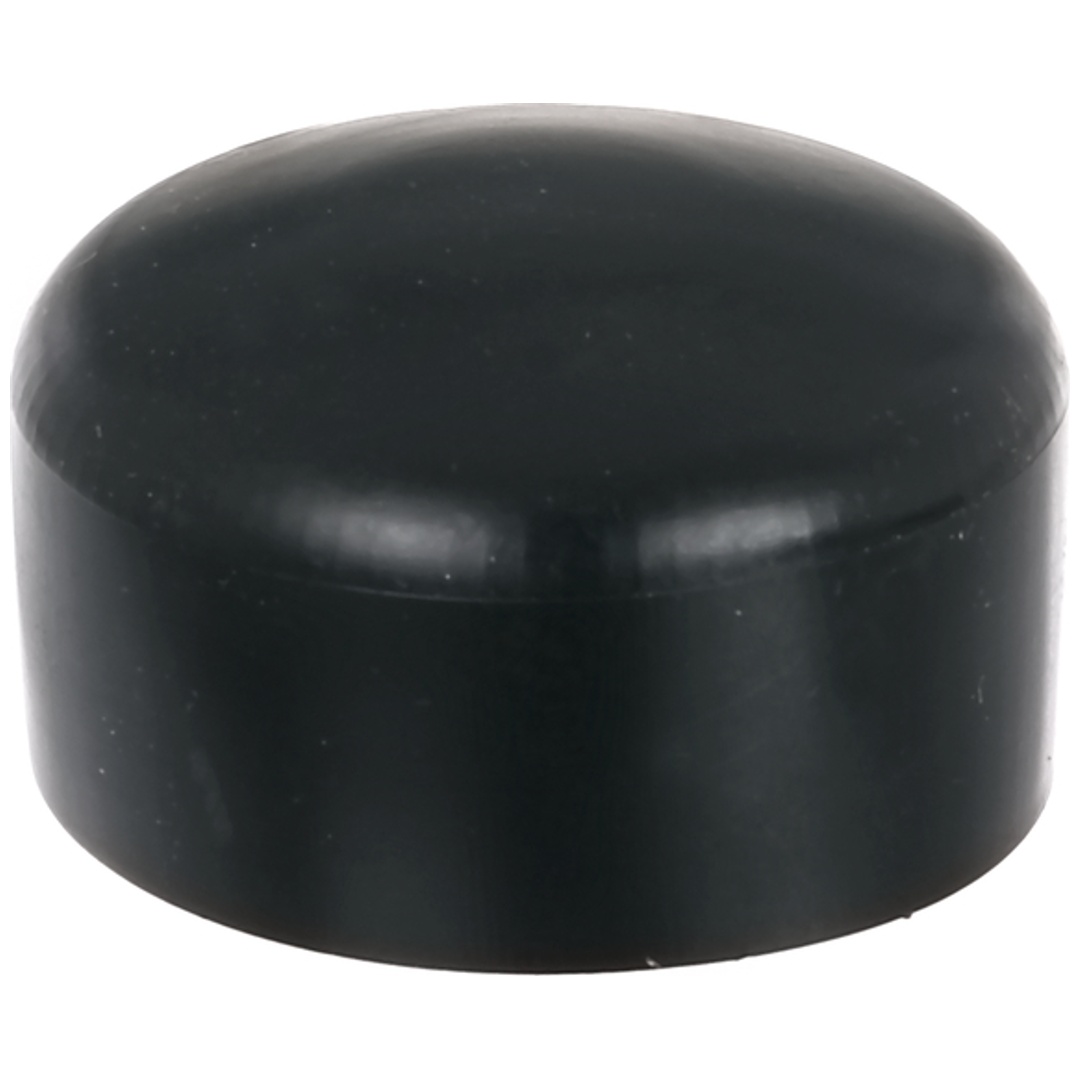 ALBERTS Pfostenkappe für runde Metallpfosten, Kst., schwarz, für Pfosten Ø60 mm, VE10St.
