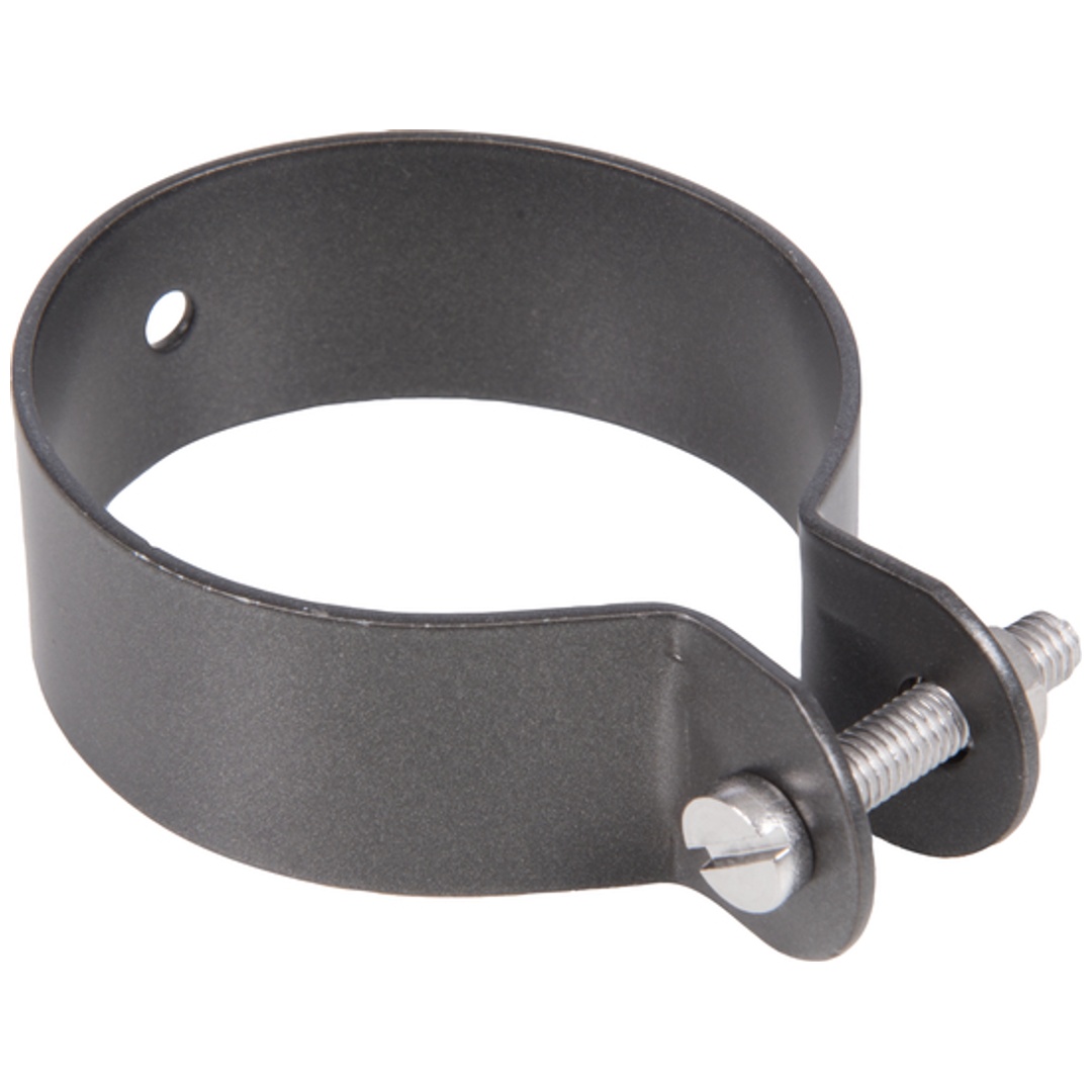 ALBERTS Schelle, Befest.v.Streben an Pfosten, vz, anth.-met., Kst.b., Ø60mm, B25mm