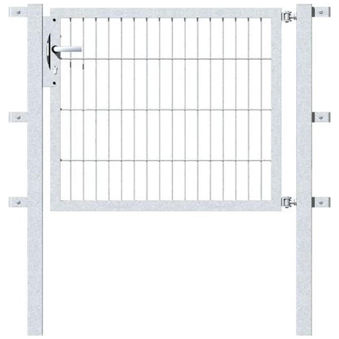 ALBERTS Einzeltor Flexo, feuerverzinkt, lichte BxH1000x1200, PF60x60/1700mm