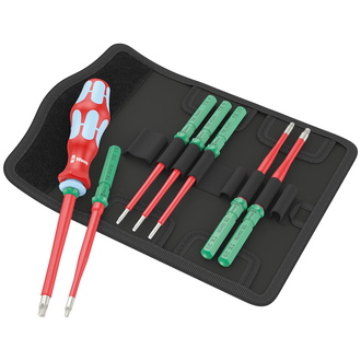 Wera Kraftform Kompakt VDE Stainless 8 extra slim 1 Tool Finder, 8-tlg.