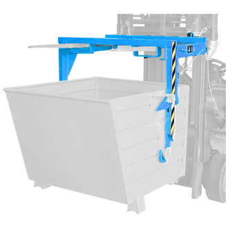 Bauer Stapler-Traverse RAL5012 für Stapelkipper 550 l, Bild 1778323 Gruppenansicht