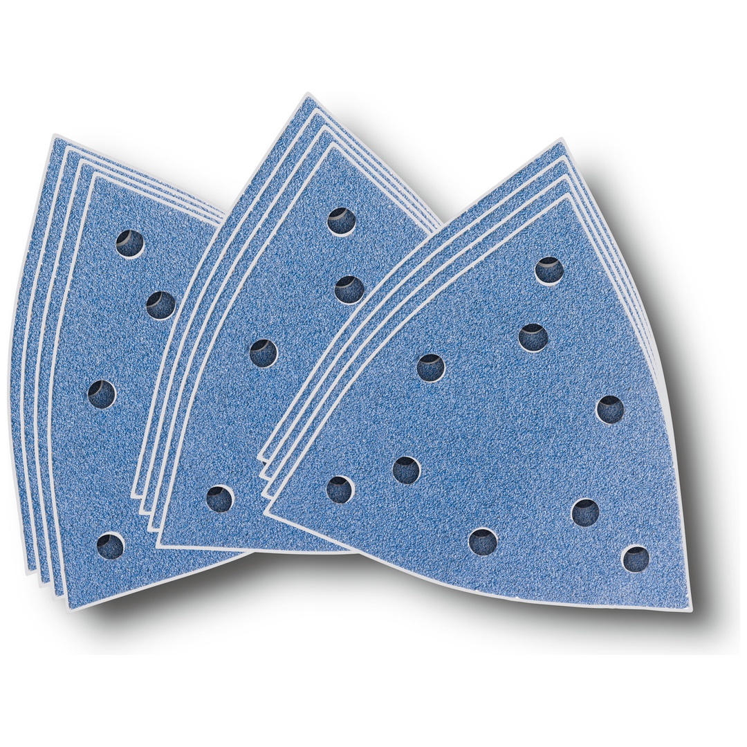 FEIN Schleifblatt-Set, Zirkon, Kantenlänge 130 mm, 12-tlg.