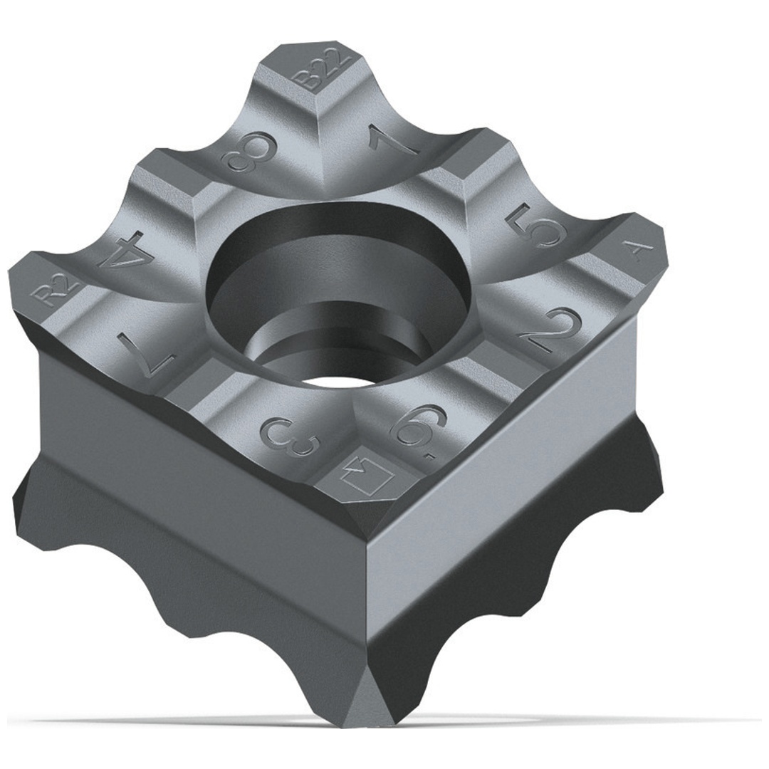 FEIN Wendeschneidplatte SX, VE 10 St, Radius 1,2 mm für NE-Metalle und weiche Materialien
