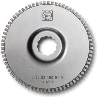 FEIN Diamant-Segmentsägeblatt mit offener Verzahnung, Ø 105 mm, Schnittbreite 1,2 mm