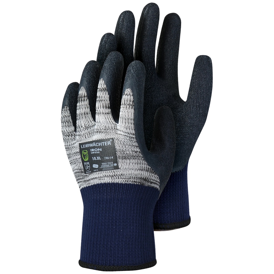 Leibwächter Arbeitshandschuh HLW333 Gr. 10 navy/schwarz/grau