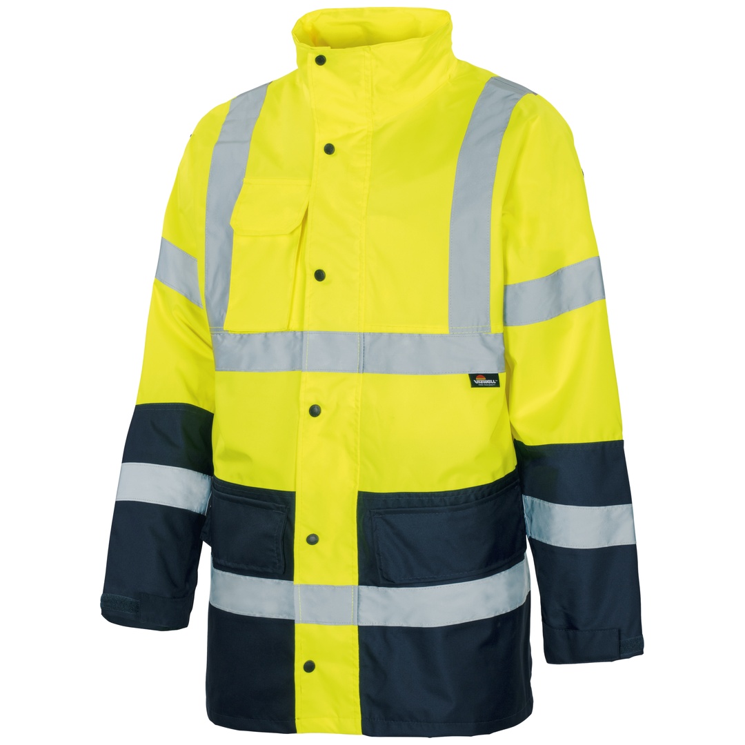 Vizwell Warnschutz Regenjacke atmungsaktiv VW61 Gr. M gelb