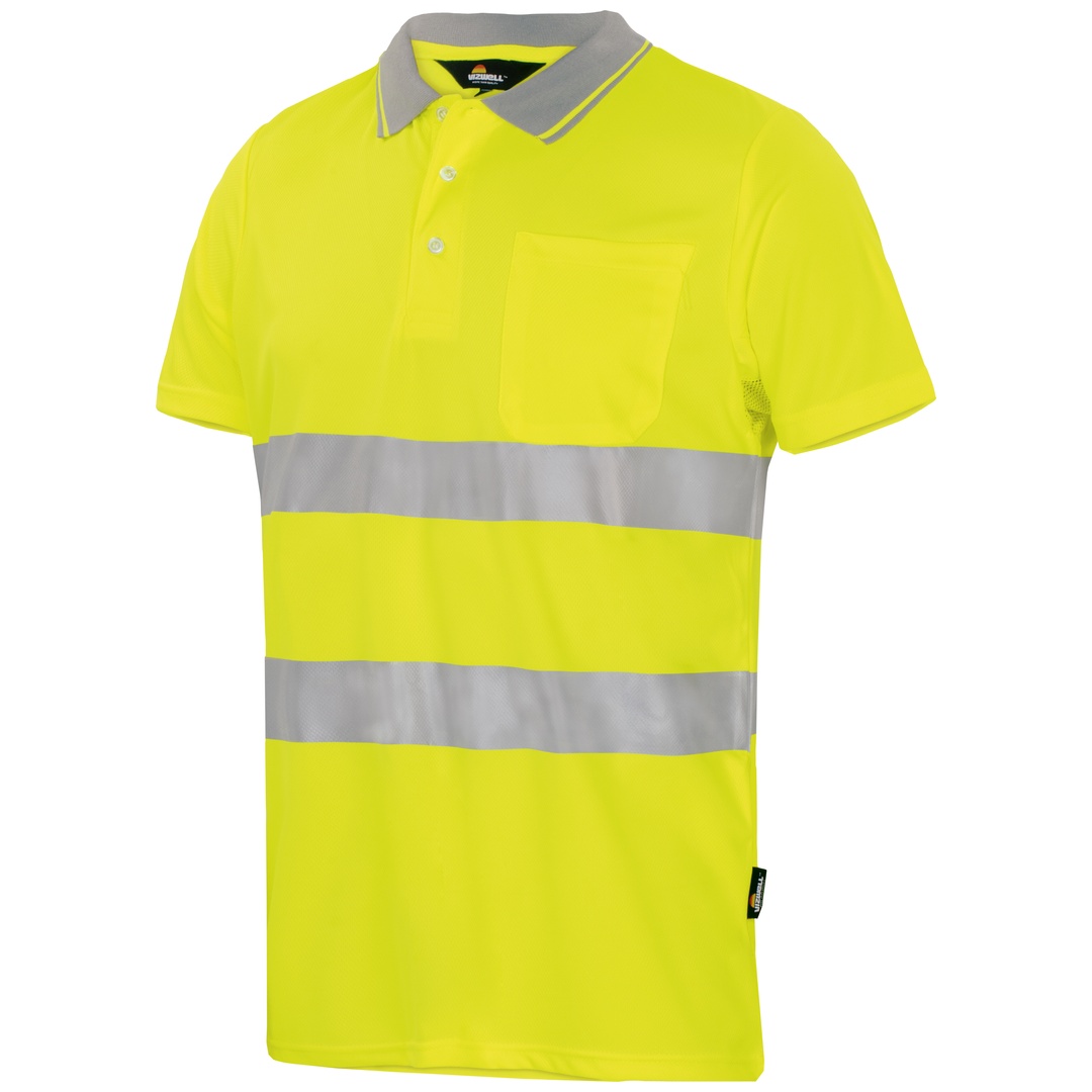 Triuso Vizwell Warnschutz-Poloshirt VWP1A Gr. XL gelb