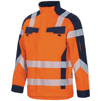 Vizwell Jacke VWT190 Gr. S leuchtorange