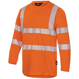 Vizwell Warnshirt langarm VWTS 21 UV50+ Gr. XL orange