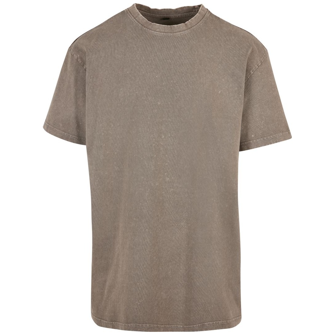 Build your Brand T-Shirt Acid Wash 56.0189 Gr. XS dark khaki