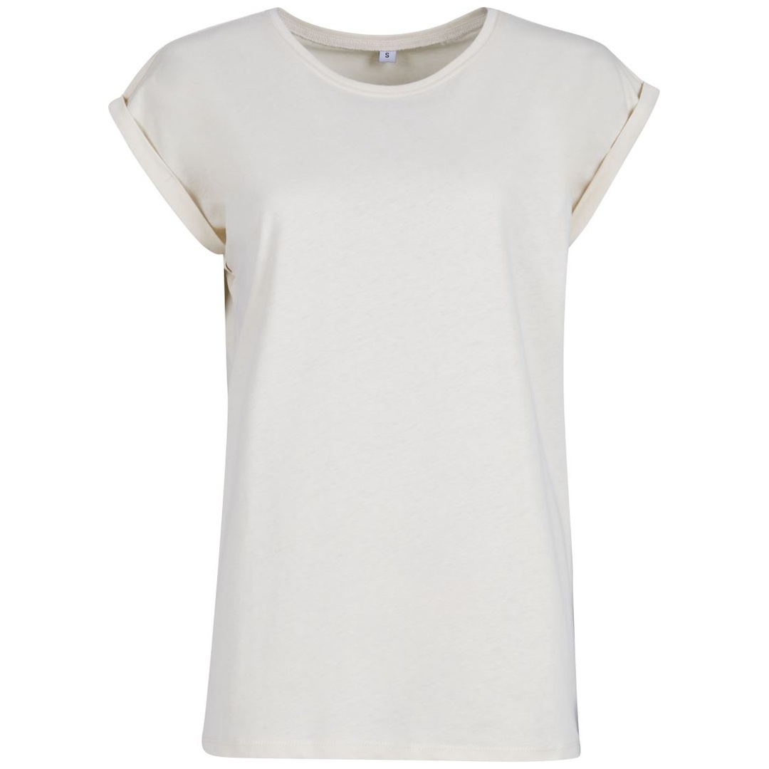 Build your Brand Damen T-Shirt 56.0021 Gr. L white sand
