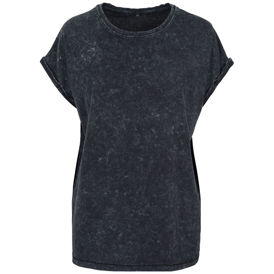 Build your Brand Damen T-Shirt Acid Wash 56.0053 Gr. 3XL black