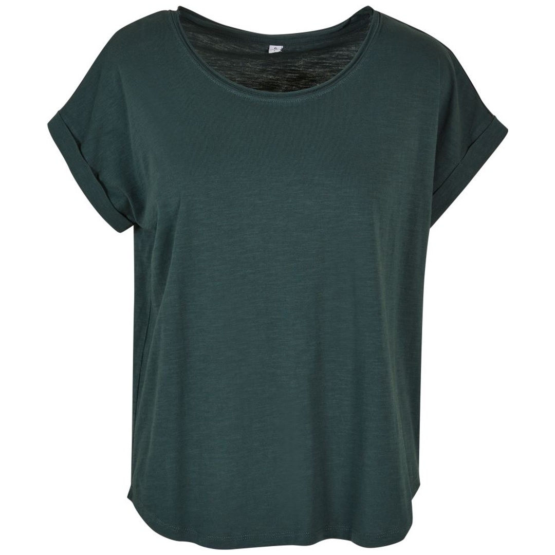 Build your Brand Damen Slub T-Shirt 56.0036 Gr. 5XL bottle green
