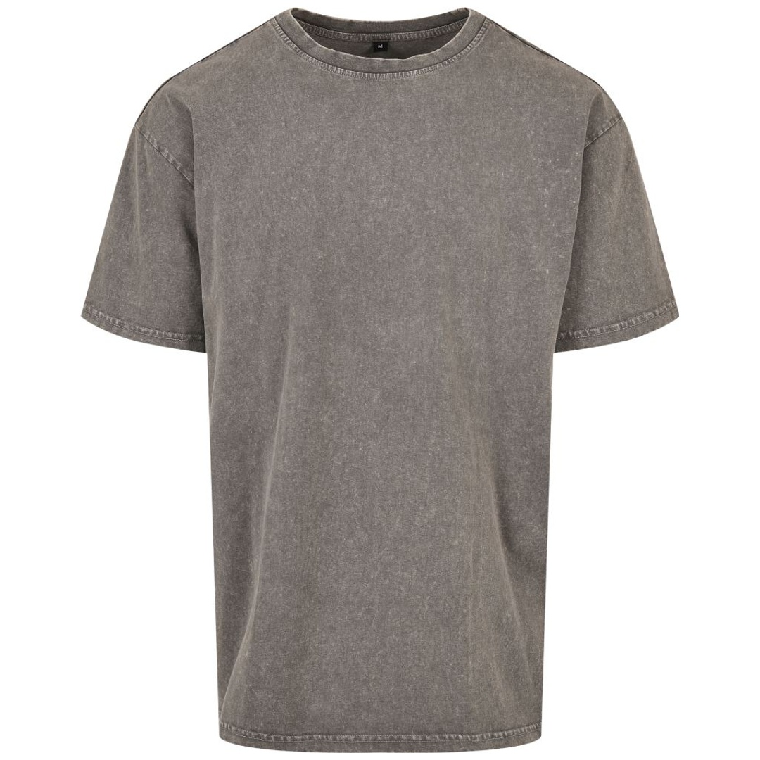 Build your Brand T-Shirt Acid Wash 56.0189 Gr. XS asphalt