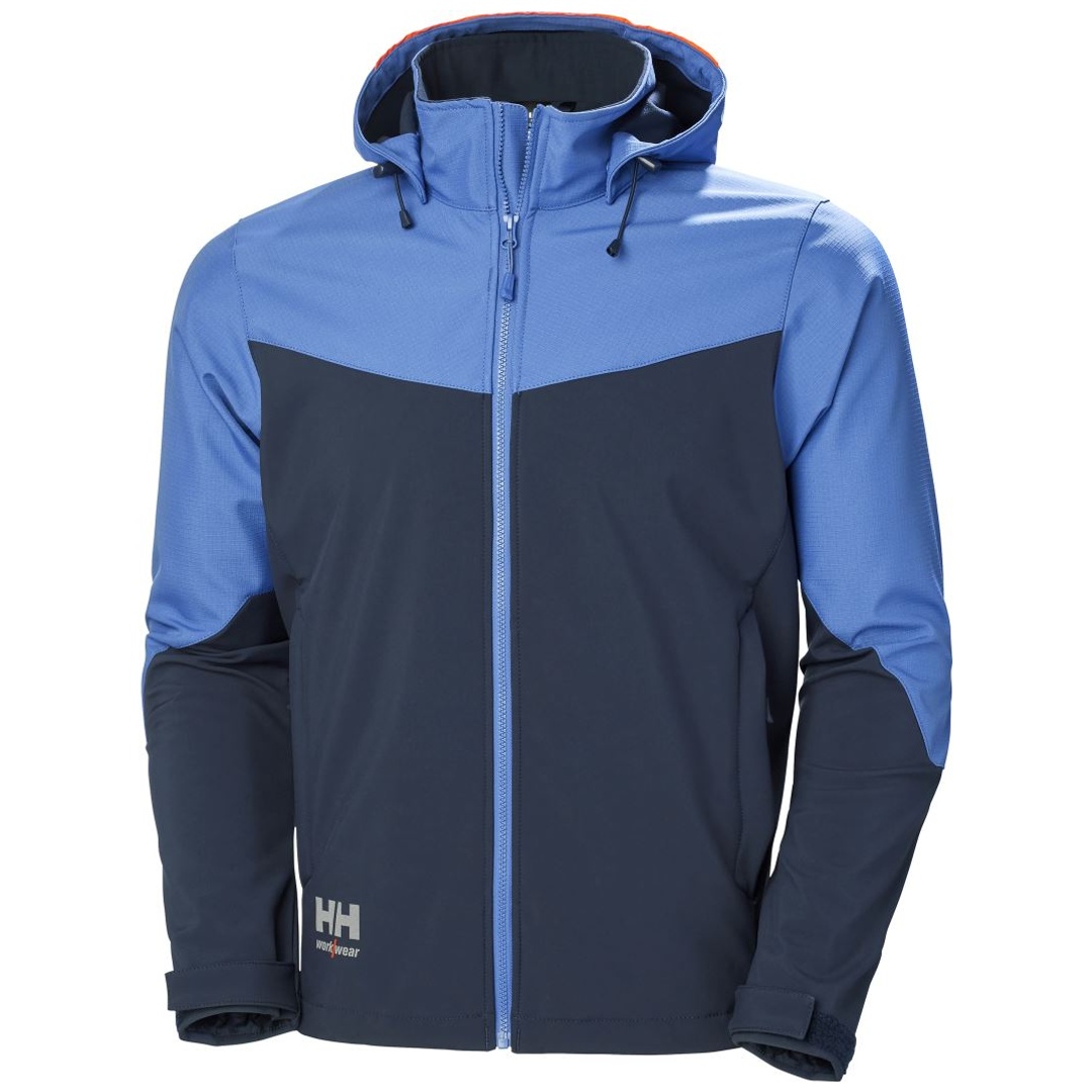 Helly Hansen Softshelljacke Oxford 59.4290 Gr. XL navy/stone blue