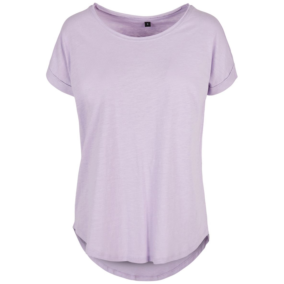 Build your Brand Damen Slub T-Shirt 56.0036 Gr. XL lilac