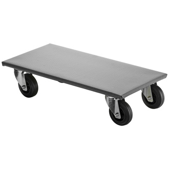 BS Allzweckroller, Rad-Ø 125 mm, Tragkr. 350 kg, Platte 500x600, Gummirad