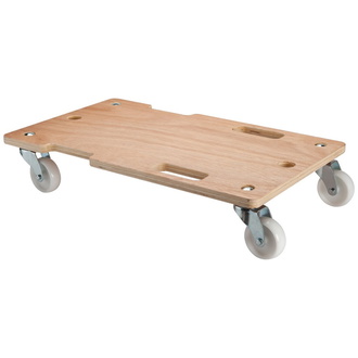 BS Allzweckroller, Rad-Ø 75 mm, Tragkr. 150 kg, Platte 350x600, Kunststoffrad