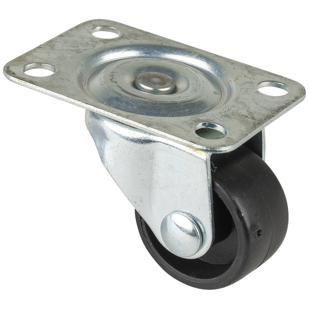 BS Rollen BS Lenkrolle F25, Rad-Ø 25 mm, Tragkraft 15 kg, Platte 34x48 mm