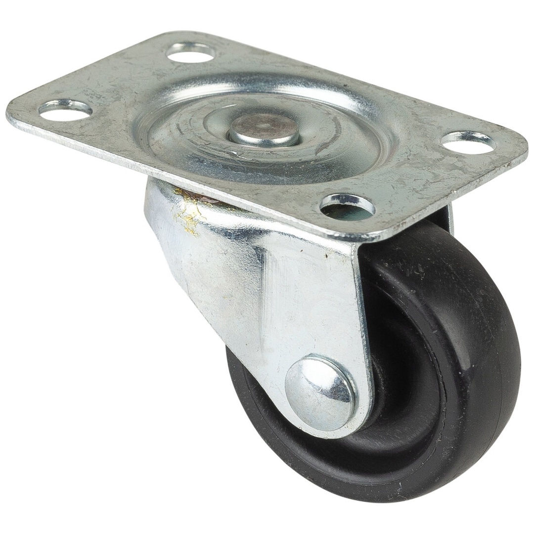 BS Rollen BS Lenkrolle F25, Rad-Ø 30 mm, Tragkraft 15 kg, Platte 34x48 mm