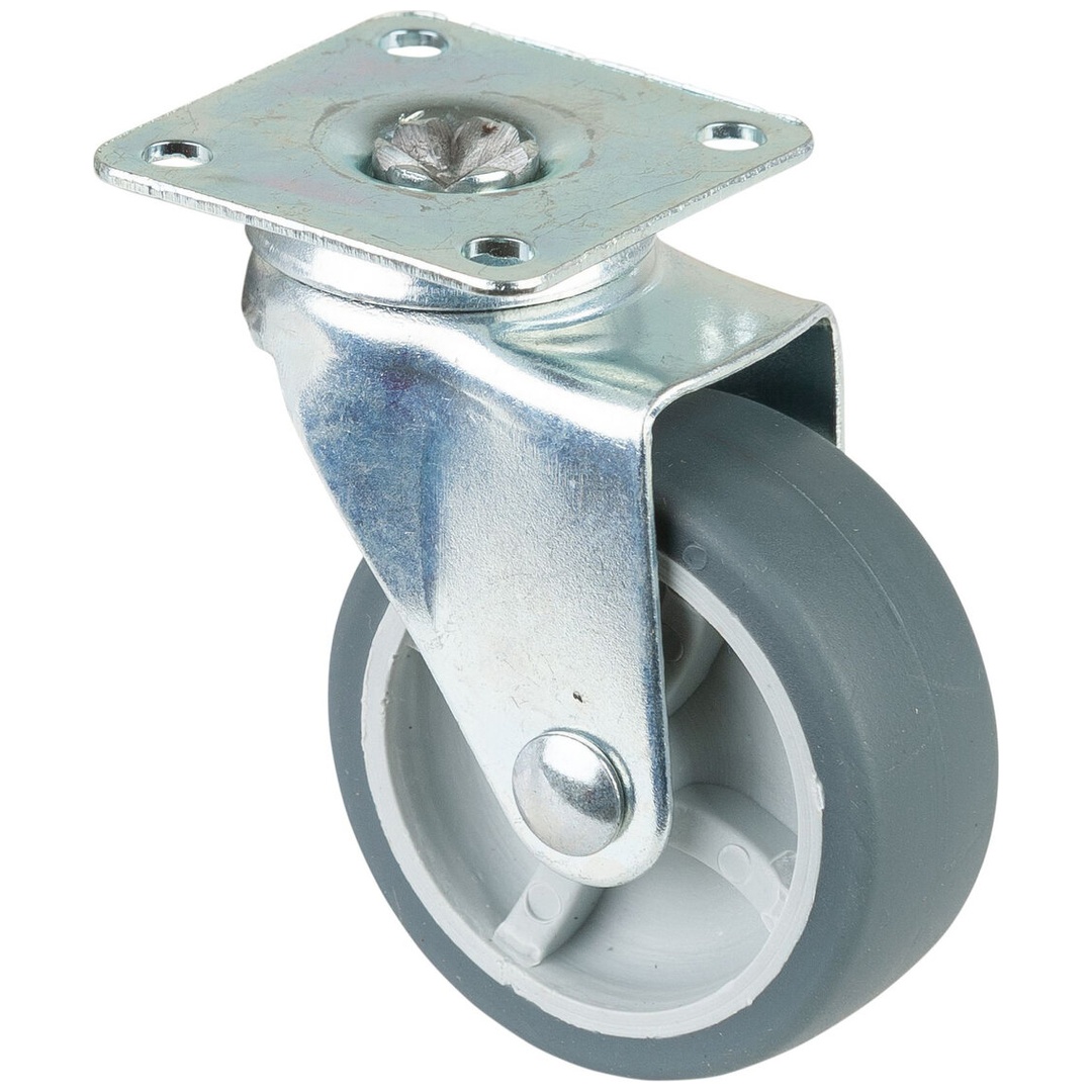 BS Rollen BS Lenkrolle F26, Rad-Ø 50 mm, Tragkraft 40 kg, Platte 42x42 mm