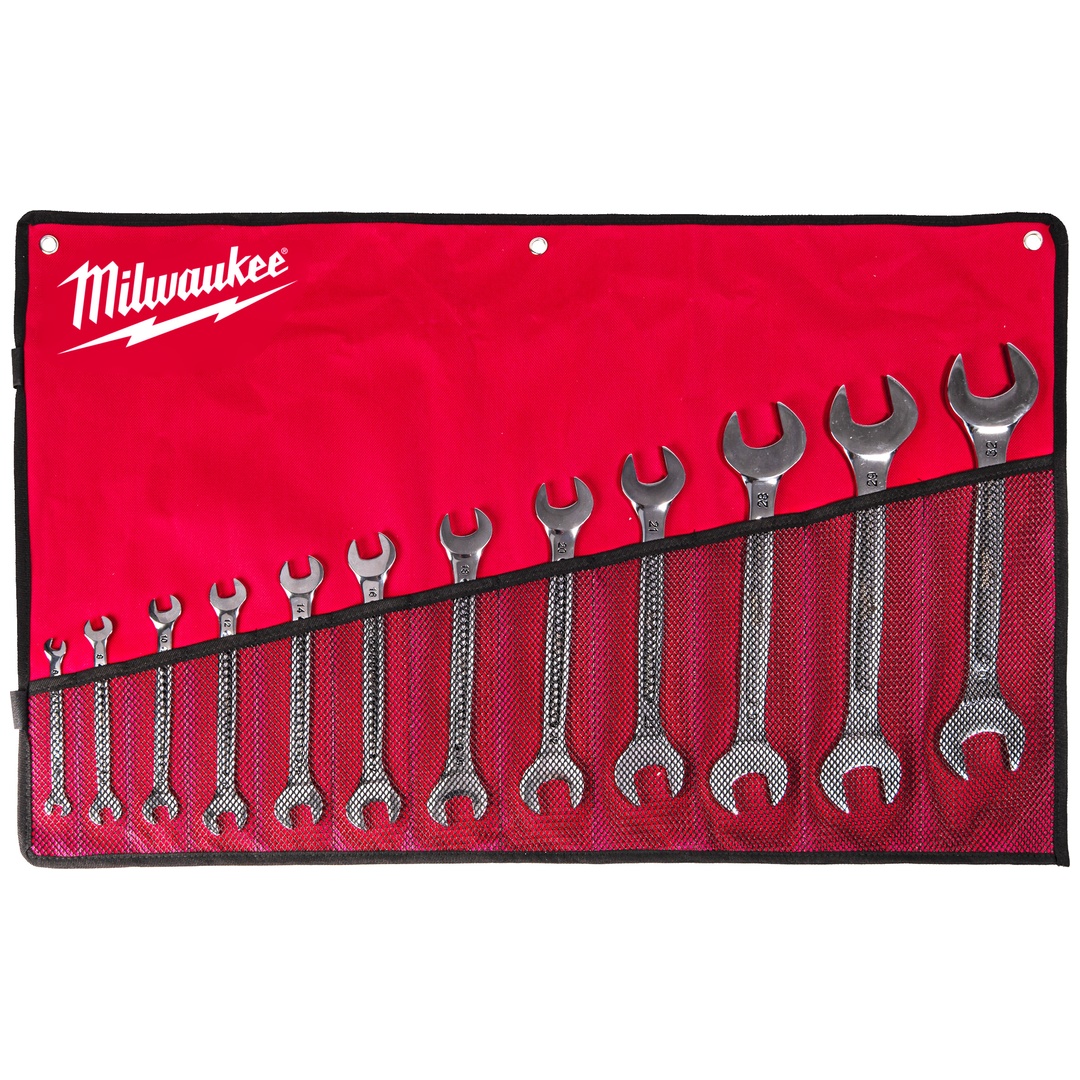 Milwaukee Doppel-Maulschlüssel Set, 12-tlg.