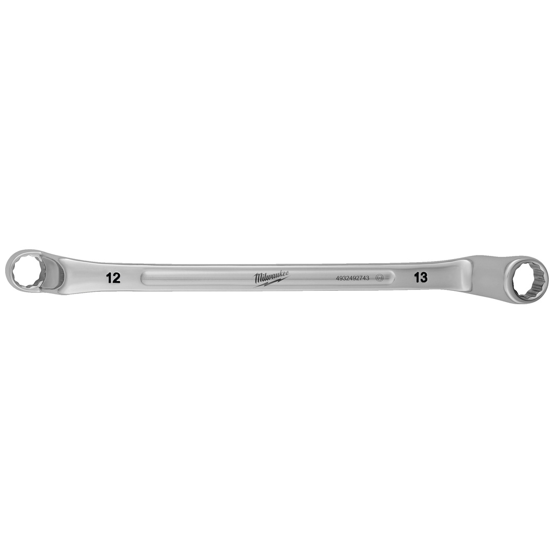 Milwaukee Doppel-Ringschlüssel gekröpft, 12 x 13 mm