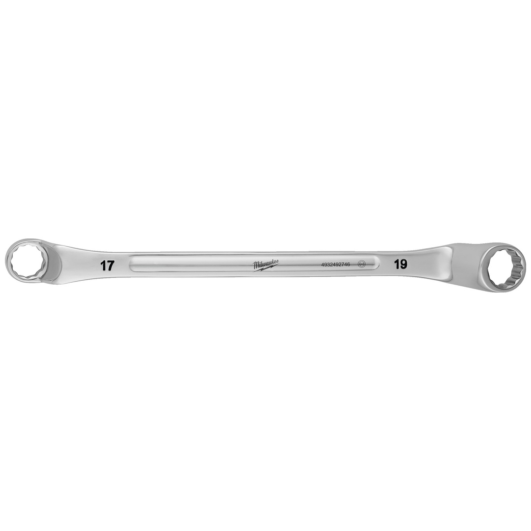 Milwaukee Doppel-Ringschlüssel gekröpft, 17 x 19 mm