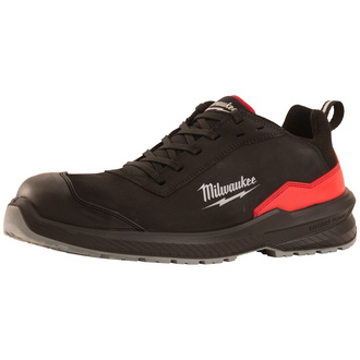 Milwaukee FLEXTRED S3S Sicherheits-Halbschuh Leder schwarz Größe 44