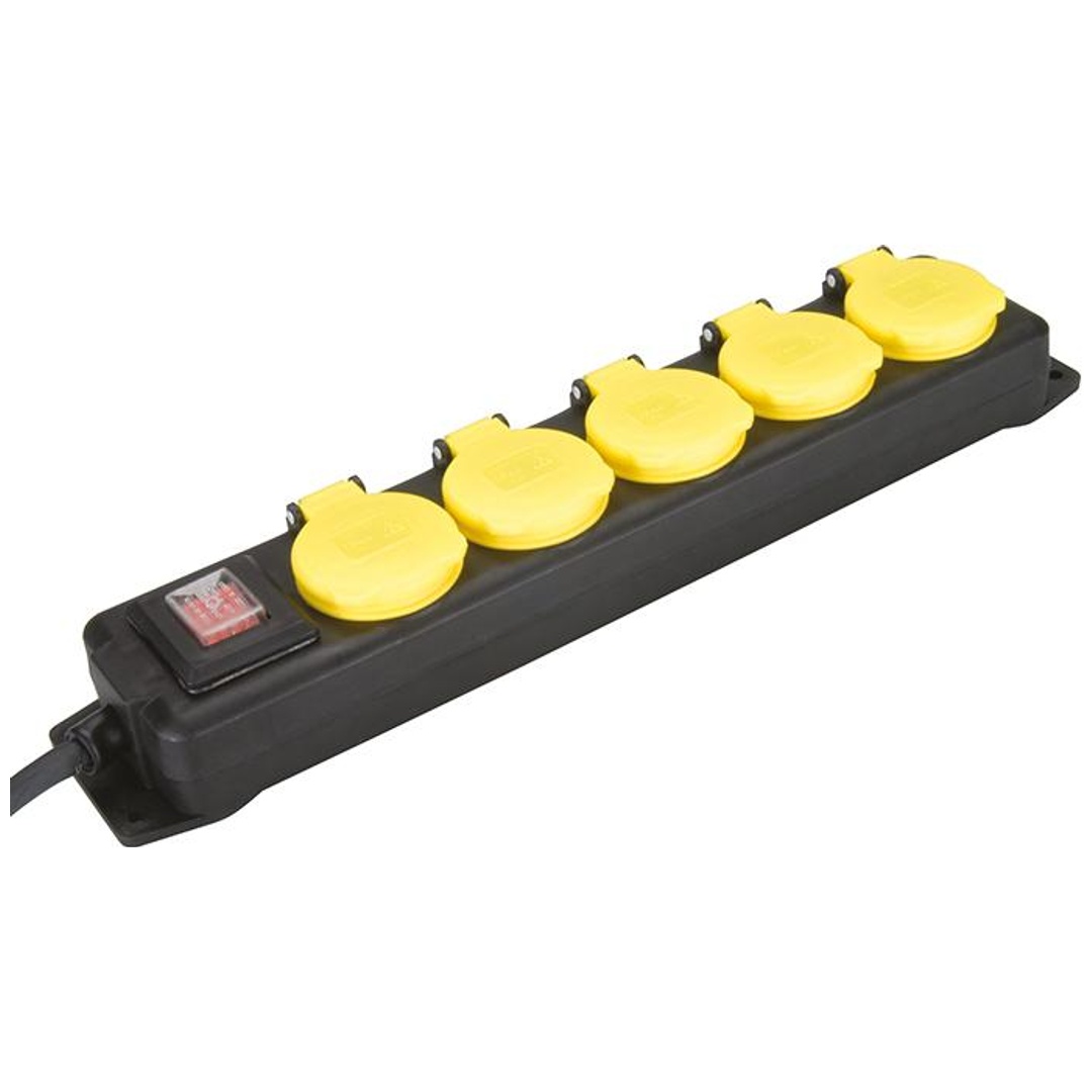 Inter-Union UNITEC Schuko-Steckdosenleiste 5-fach, IP44