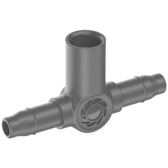 Gardena T-Stück f.Sprühdüsen/ Endtropfer 4,6mm (3/16") Inhalt: 5 T-Stücke, 1 Verschlusskappe