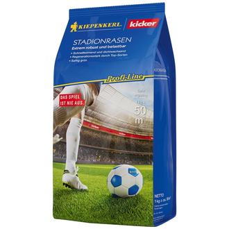 Kiepenkerl Kicker-Stadionrasen 1 kg Klotzbeutel Profi-Line