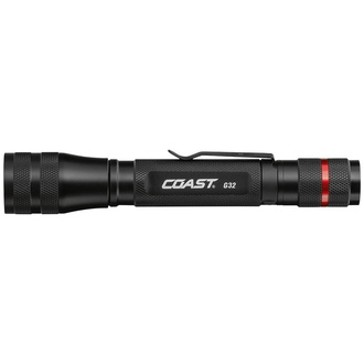 Coast G32 Taschenlampe 355 lm mit Twistfokus Dual-Power 2xAA / Li-Ion (ZX555 - nicht enthalten)