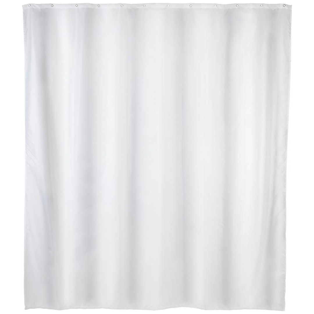 Wenko Duschvorhang Uni White, Anti-Schimmel