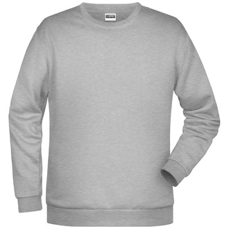 Daiber Sweatshirt Herren Basic JN794 Gr. L grey-heather