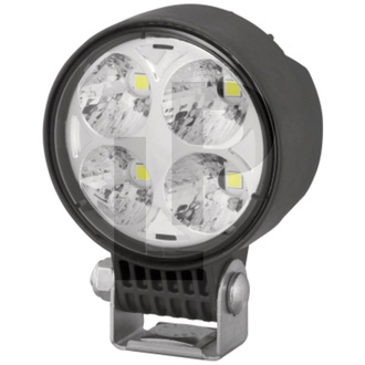 HELLA Arbeitsscheinwerfer LED, 6500 K, rund, 4 LEDs, Gehäuse aus Kunststoff