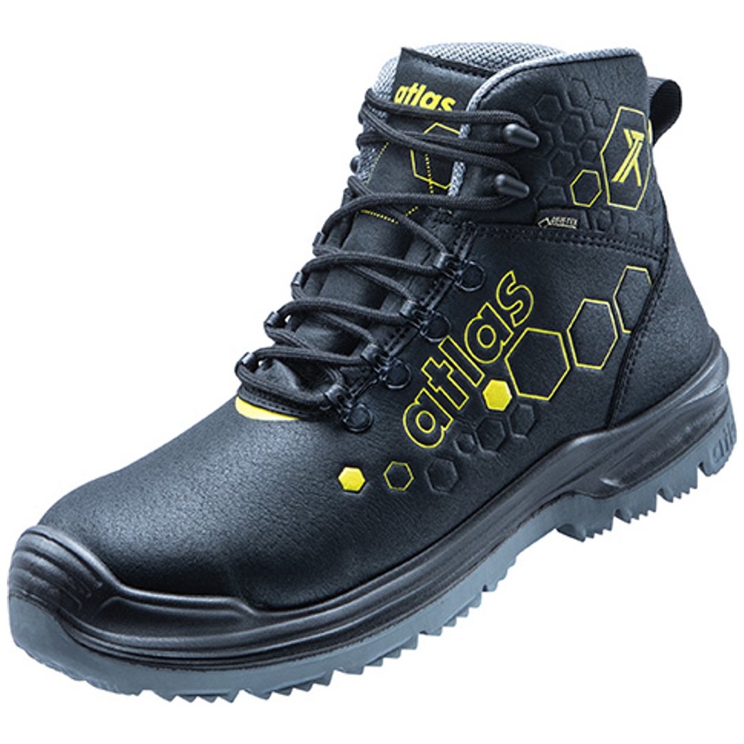 Atlas Sicherheitsstiefel XT 510 GTX S3 SRC ESD Gr. 40 black/yellow