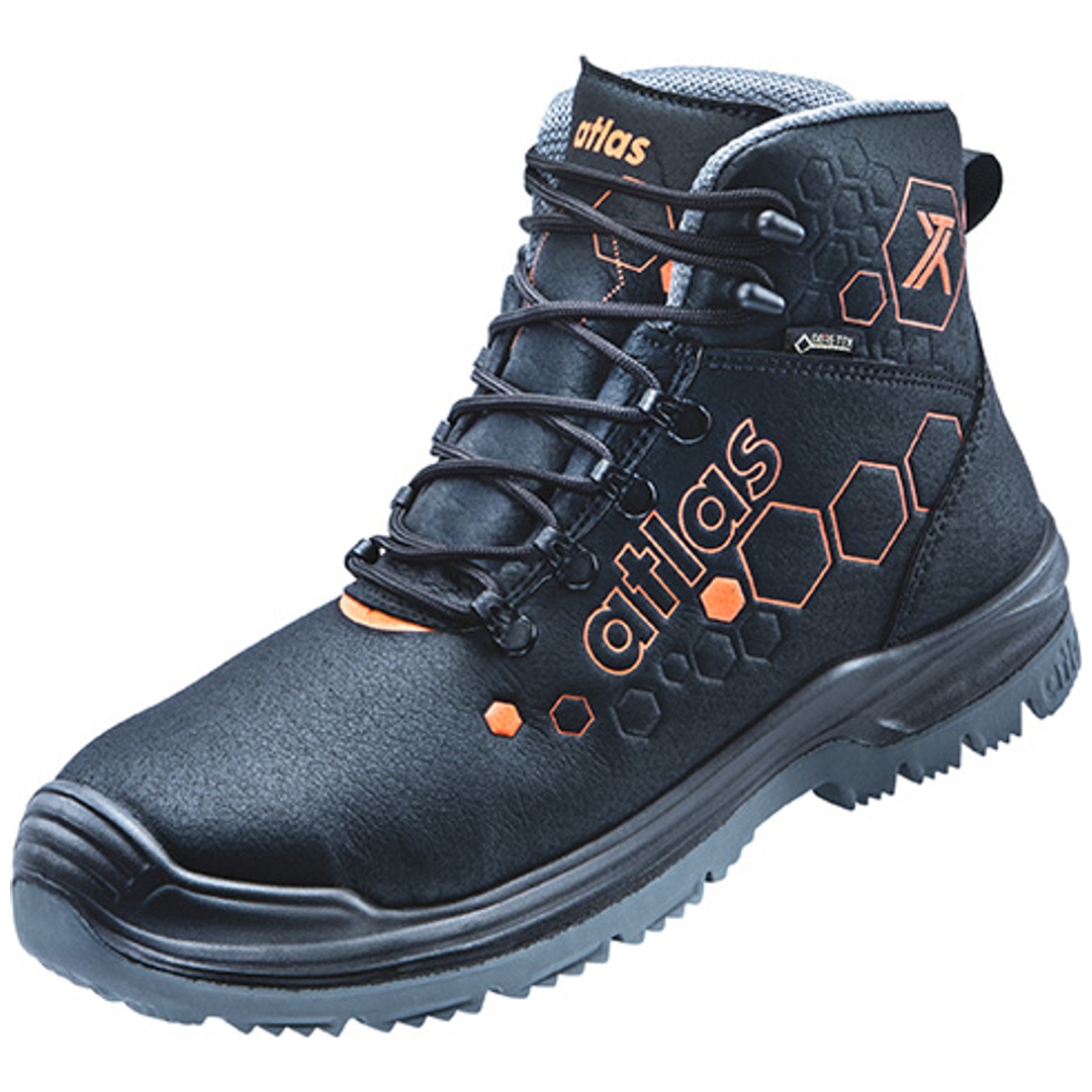 Atlas Sicherheitsstiefel XT 520 GTX SRC S3 ESD Gr. 40 schwarz/rot