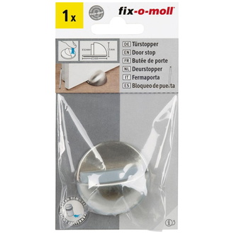 fix-o-moll Türstopper Metall Ø45xH 25,selbstkl,pol Inhalt: 1