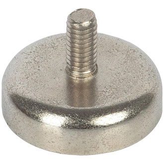 fix-o-moll Topfmagnet Neo.Ø20,H14, m.Gewindeb.M4,sil Inhalt: 1