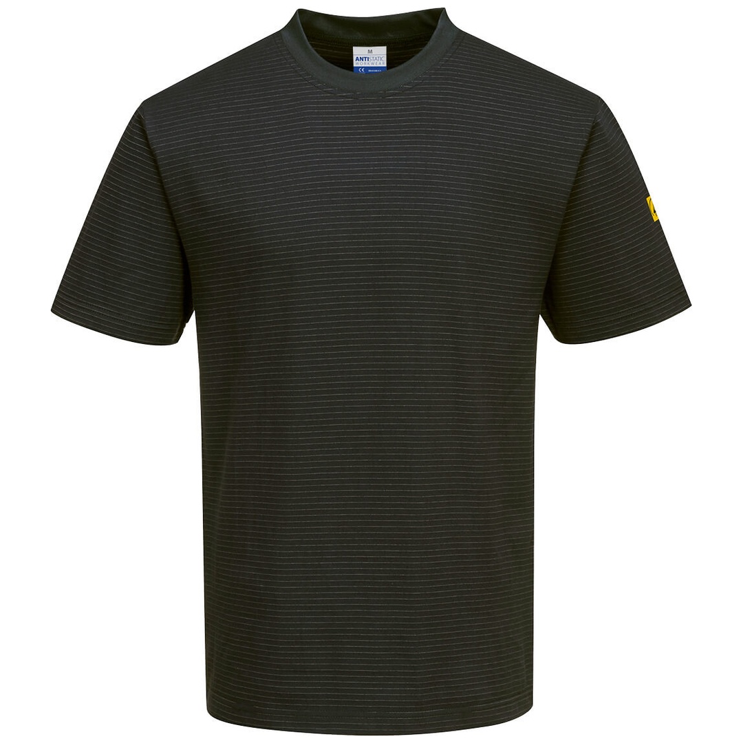 Portwest Antistatisches ESD T-Shirt AS20 Gr. S schwarz