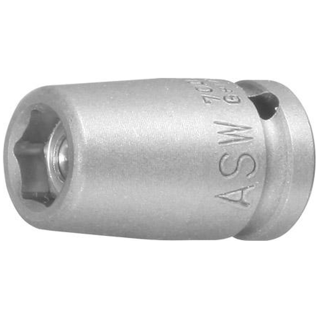 ASW Kraft-Steckschlüssel-Einsatz 1/4,8 mm magnet