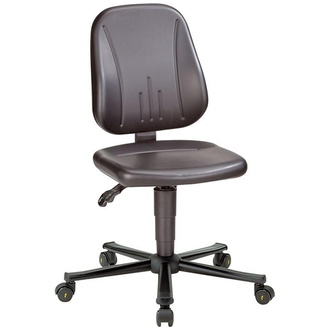 Bimos Arbeitsstuhl ESD Unitec 2, schwarz Sitzhöhe 440-620 mm, Kunstleder, mit Rollen