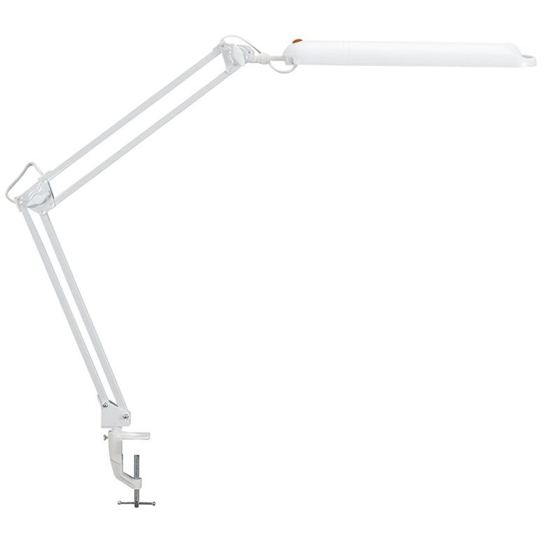 MAUL LED-Tischleuchte MAULatlantic mit Klemmfuß weiß