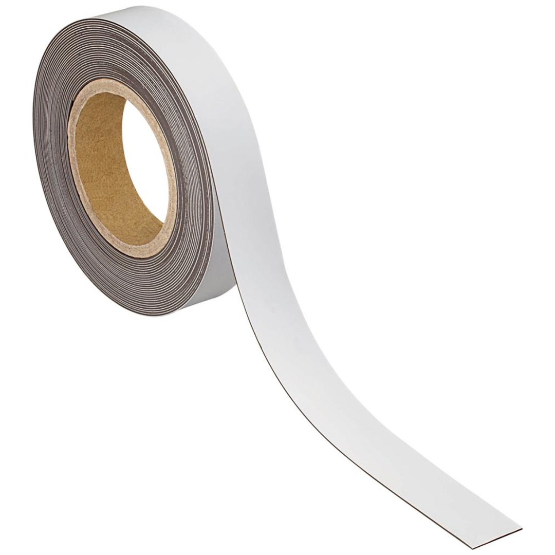 MAUL Kennzeichnungsband magnetisch Breite 30mm Länge 10m weiß