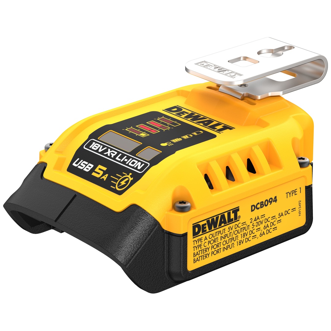 DeWalt Kombi-Ladegerät mit Powerbank-Funktion